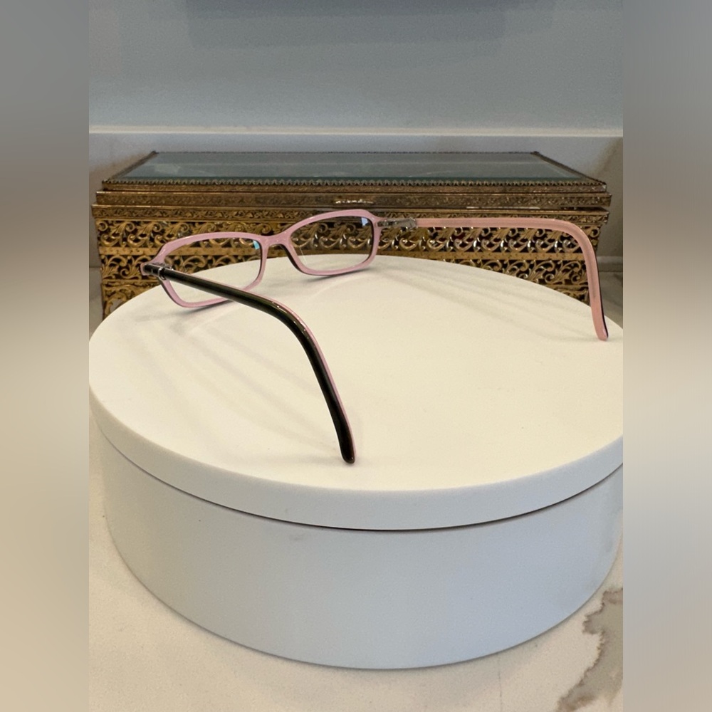 Robert Marc Slim Black/Pink Rectangular Rx Eyegla… - image 6